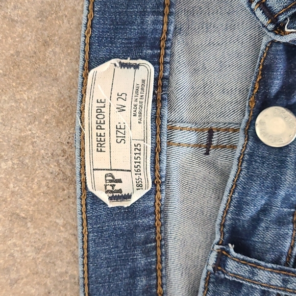 Free People Button Up Jeans - Picture 5 of 12